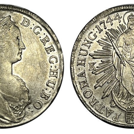 Hungary Maria Theresia Taler 1744 Kb